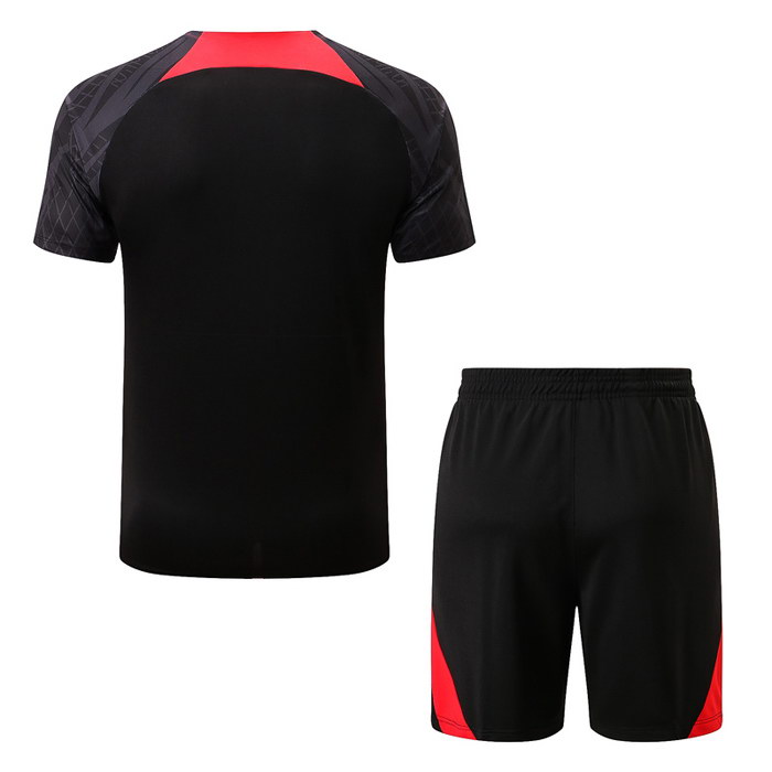Chandal del Liverpool Manga Corta 2022-2023 Negro - Pantalon Corto